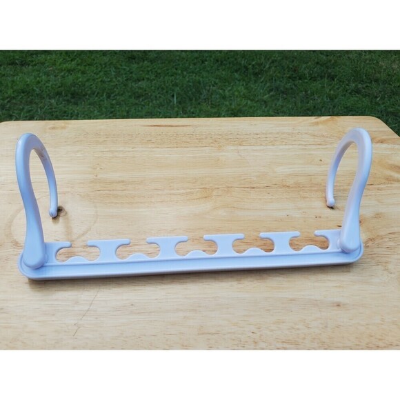 Hangable white adjustable multifunctional clothes hook set of 3 - Picture 3 of 7